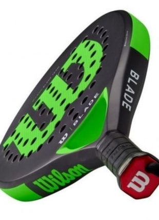 Pala de Pádel Wilson Blade Team V2/ Negro y Verde - Tiensol