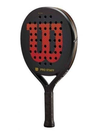 Pala de Pádel Wilson Pro Staff Team V2/ Negra y Roja - Tiensol