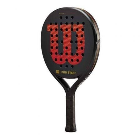 Pala de Pádel Wilson Pro Staff Team V2/ Negra y Roja - Tiensol