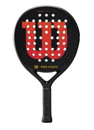 Pala de Pádel Wilson Pro Staff Team V2/ Negra y Roja - Tiensol