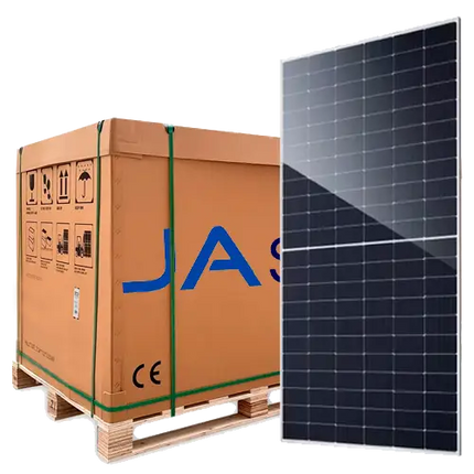 Palet 33 Paneles Bifaciales JA Solar 710W JAM66D46 LB Mono PERC 132 células - Paneles Solares