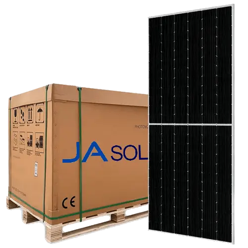 Pallet Paneles Solares 595W JA Solar JAM72D40 MB (36 UDS) - Tiensol