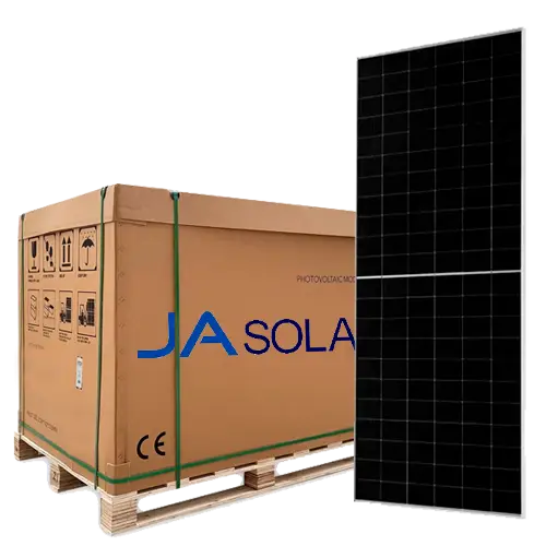 Palet 36 Paneles Bifaciales JA Solar 615W JAM66D45 LB Mono PERC 132 células - Paneles Solares