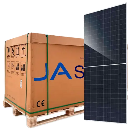 Palet 36 Paneles Bifaciales JA Solar 630W JAM72D42 LB Mono PERC 144 células - Paneles Solares