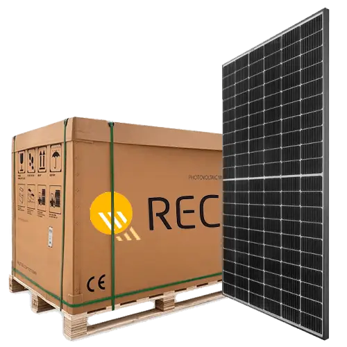 Pallet Paneles Solares 375W REC TwinPeak 4 (33 UDS) - Tiensol