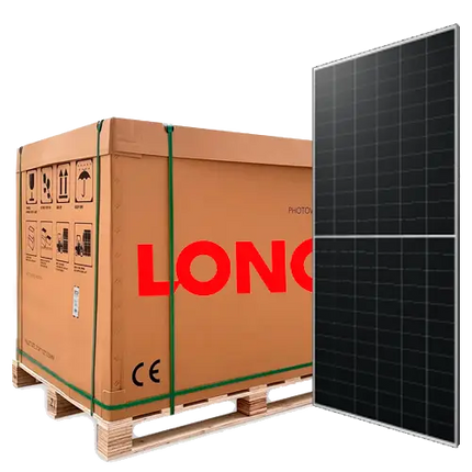 Pallet 36 Paneles Solares 455W Longi N-Type 108 células LR7-54HTH - Paneles Solares
