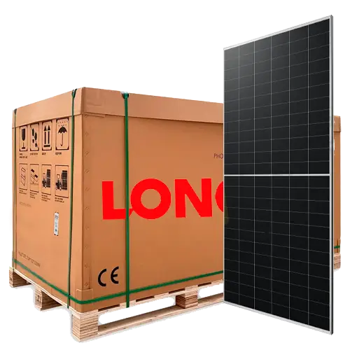 Pallet 36 Paneles Solares 640W Longi N-Type BC-Cell 144 células LR7-72HVH - Paneles Solares