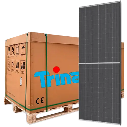Pallet 36 Paneles Solares Bifaciales Trina 590W NEG18C.20 Vertex S + - Paneles Solares