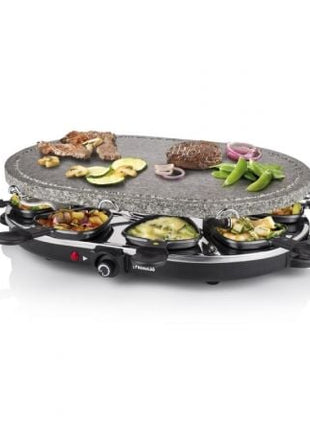 Parrilla Princess Stone 8 Oval & Raclette 162720/ 1200W/ Tamaño 43*30cm - Tiensol