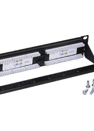 Patch Panel Aisens A141 - 0509/ 24 Puertos/ Cat.6/ Altura 1U/ Gestión de Cables - Tiensol