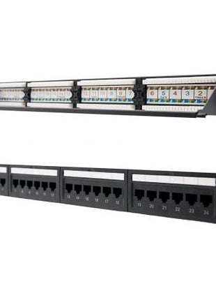 Patch Panel Nanocable 10.21.3124/ 24 Puertos/ Cat.6/ Altura 1U - Tiensol