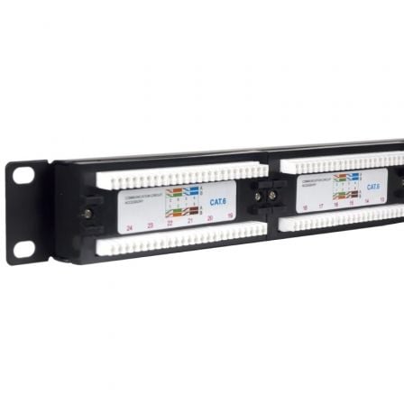 Patch Panel Phasak PU 2420/ 24 Puertos/ Cat.6/ Altura 1U - Tiensol