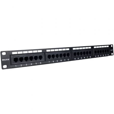 Patch Panel Phasak PU 2420/ 24 Puertos/ Cat.6/ Altura 1U - Tiensol