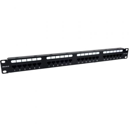 Patch Panel Phasak PU 2421/ 24 Puertos/ Cat.6A/ Altura 1U - Tiensol