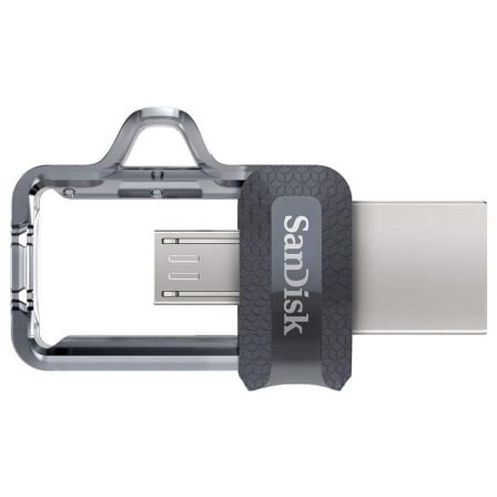 Pendrive 128GB SanDisk Dual m3.0 Ultra USB 3.0/ MicroUSB - Tiensol