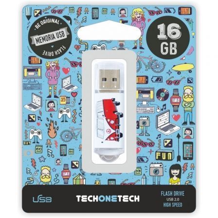 Pendrive 16GB Tech One Tech Camper VAN - VAN USB 2.0 - Tiensol