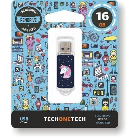 Pendrive 16GB Tech One Tech Unicornio Dream USB 2.0 - Tiensol