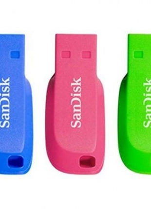 Pendrive 32GB SanDisk Cruzer Blade Pack 3 USB 2.0 - Tiensol