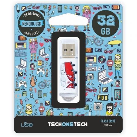 Pendrive 32GB Tech One Tech Camper VAN - VAN USB 2.0 - Tiensol