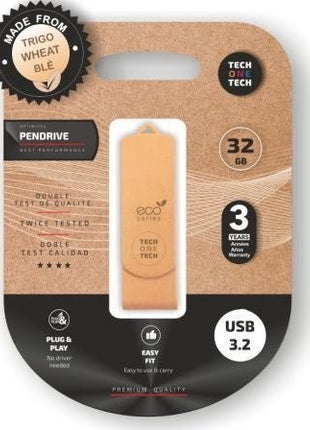 Pendrive 32GB Tech One Tech Ecotech USB 3.2 - Tiensol