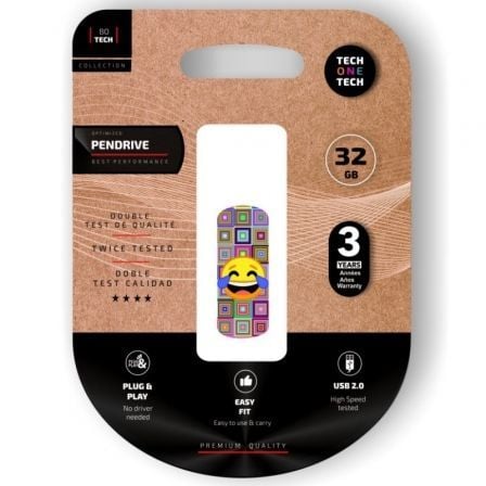 Pendrive 32GB Tech One Tech Emoji meparto USB 2.0 - Tiensol