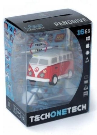 Pendrive 32GB Tech One Tech Hippy Van Bang Camper USB 2.0 - Tiensol