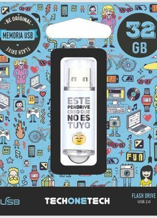 Pendrive 32GB Tech One Tech No Es Tuyo USB 2.0 - Tiensol