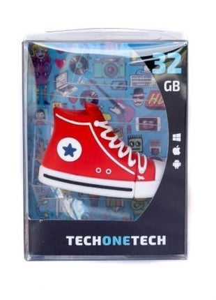 Pendrive 32GB Tech One Tech Red Reverse USB 2.0 - Tiensol