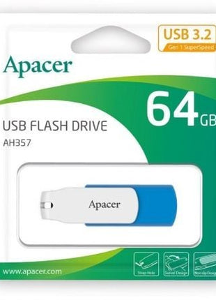 Pendrive 64GB Apacer AH357 USB 3.2 - Tiensol