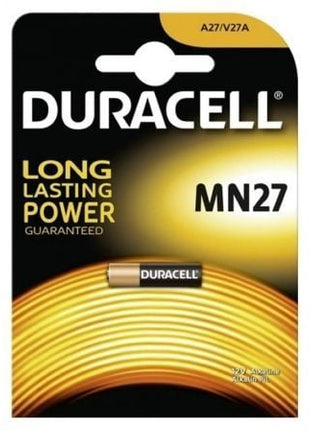 Pila A27 Duracell MN27/ 12V/ Alcalinas - Tiensol