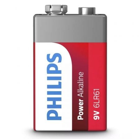 Pila Alcalina Philips 6LR61P1B/10/ 9V - Tiensol