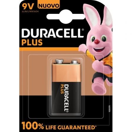 Pila Duracell Plus MN1604/ 9V/ Alcalina - Tiensol