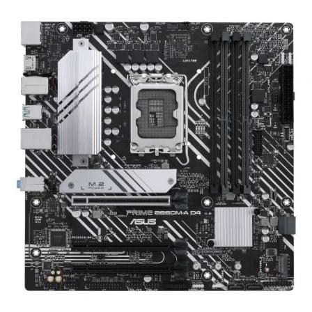 Placa Base Asus Prime B660M - A D4 - CSM/ Socket 1700/ Micro ATX - Tiensol