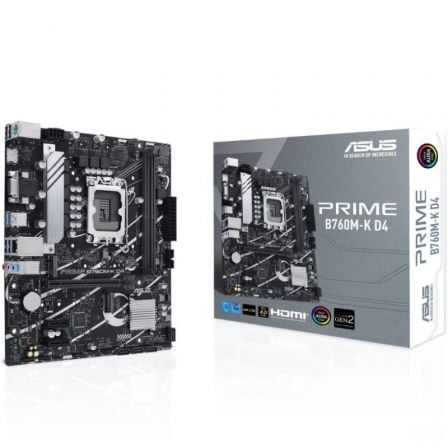 Placa Base Asus PRIME B760M - K D4 Socket 1700/ Micro ATX - Tiensol