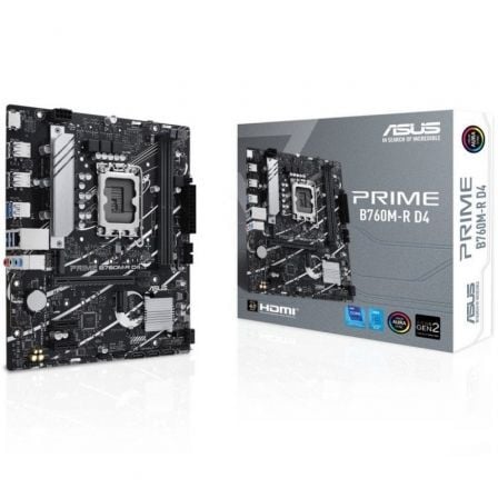 Placa Base Asus PRIME B760M - R D4 Socket 1700/ Micro ATX - Tiensol