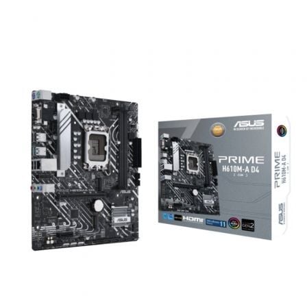 Placa Base Asus Prime H610M - A D4 - CSM/ Socket 1700/ Micro ATX - Tiensol