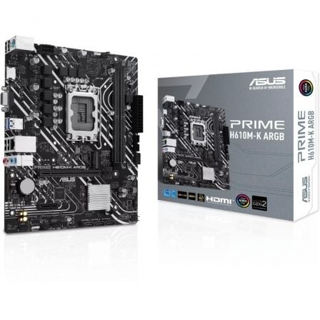 Placa Base Asus Prime H610M - K ARGB Socket 1700/ Micro ATX - Tiensol