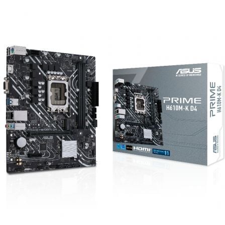 Placa Base Asus Prime H610M - K D4/ Socket 1700/ Micro ATX - Tiensol