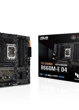 Placa Base Asus TUF GAMING B660M - E D4/ Socket 1700/ Micro ATX - Tiensol