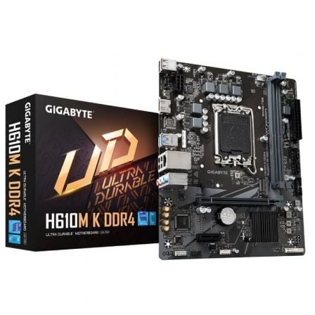 Placa Base Gigabyte H610M K DDR4 Socket 1700/ Micro ATX - Tiensol