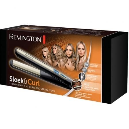 Plancha para el Pelo Remington Sleek and Curl/ Verde - Tiensol