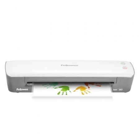 Plastificadora Fellowes Ion A3/ hasta A3 y 125 Micras/ Blanca y Gris - Tiensol