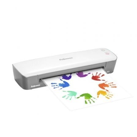 Plastificadora Fellowes Ion A3/ hasta A3 y 125 Micras/ Blanca y Gris - Tiensol