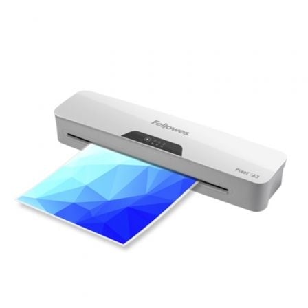 Plastificadora Fellowes Pixel A3/ hasta A3 y 125 Micras/ Blanca y Gris - Tiensol