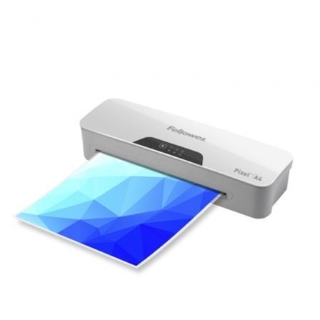 Plastificadora Fellowes Pixel A4/ hasta A4 y 125 Micras/ Blanca y Gris - Tiensol