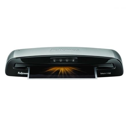 Plastificadora Fellowes Saturn 3I A3/ hasta A3 y 125 Micras/ Gris y Negra - Tiensol