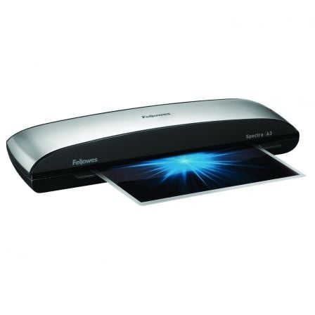 Plastificadora Fellowes Spectra A3/ hasta A3 y 125 Micras/ Gris y Negra - Tiensol