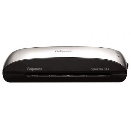 Plastificadora Fellowes Spectra A4/ hasta A4 y 125 Micras/ Negra y Gris - Tiensol