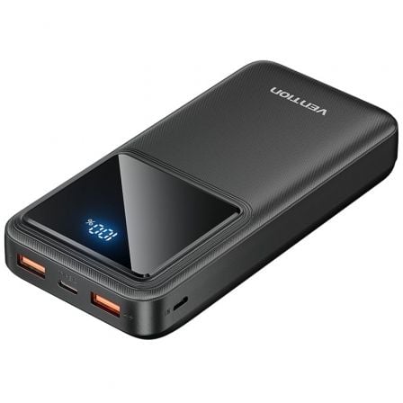 Powerbank 20000mAh Vention FHLB0/ 22.5W/ Negra - Tiensol