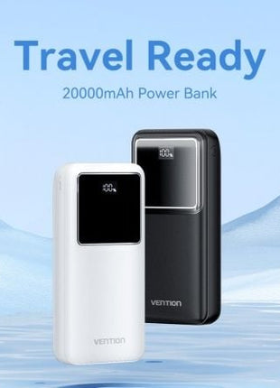 Powerbank 20000mAh Vention FHLB0/ 22.5W/ Negra - Tiensol